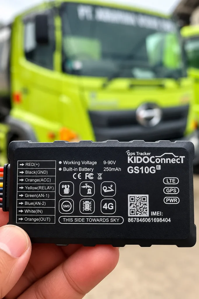 Pemasangan GPS tracker KIDO Connect